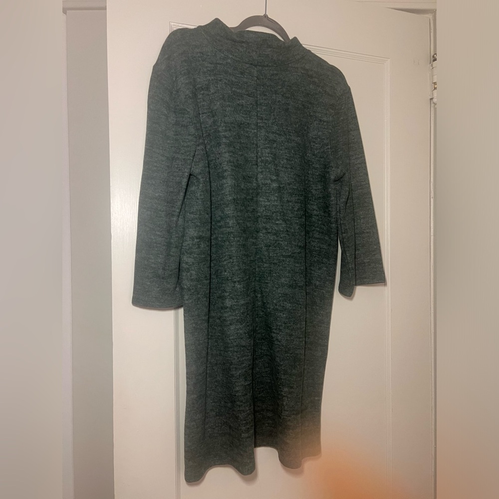 Green Zara pullover dress